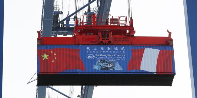 海运物流新引擎，，，，，，，开港仅三个月货物吞吐额突破2.92亿美元